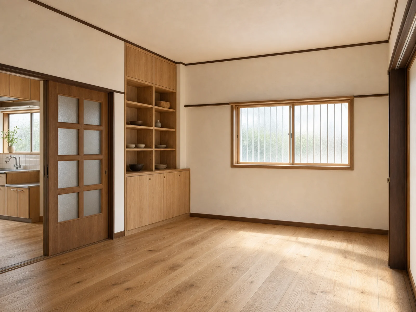 八王子・散田町の居間 施工後